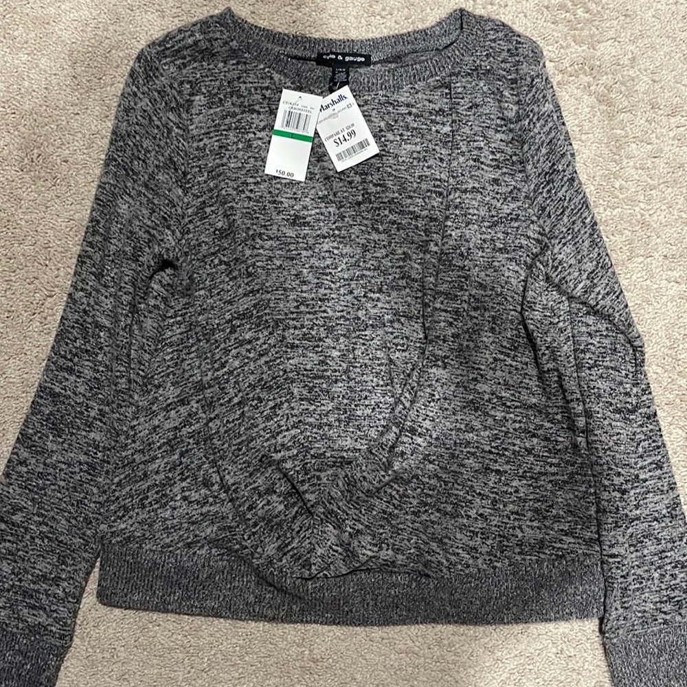 Gray sweater
